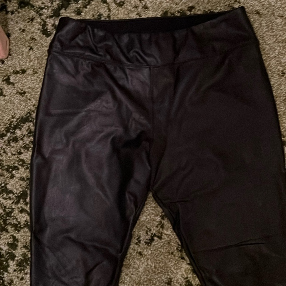 Faux Leather Pants